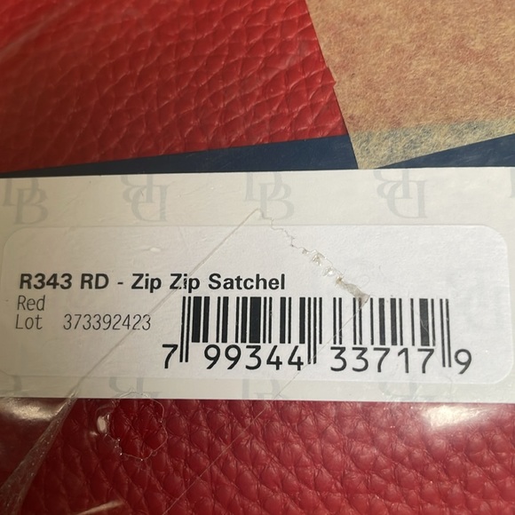 Brand New!!!!!! Still in plastic -Rooney & Bourke zip zip Satchel - Picture 6 of 6